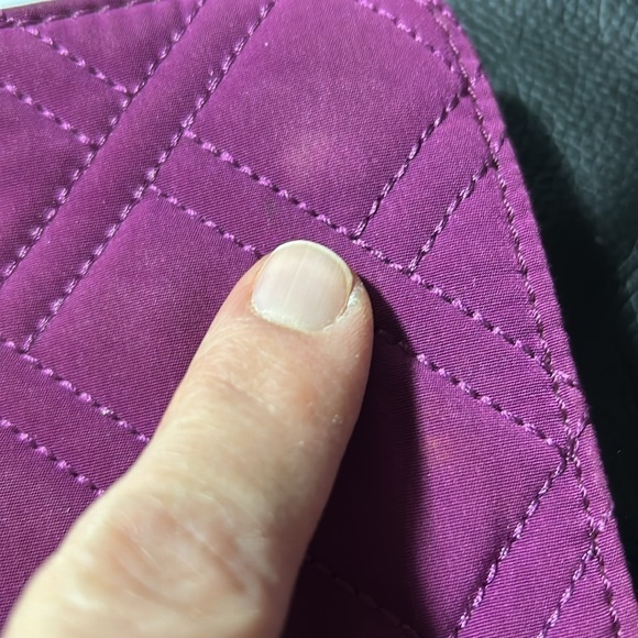 Vera Bradley Quilted pink fuschia Clutch Wallet. - Picture 7 of 7